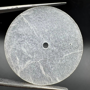 หน้าปัดนาฬิกาควอตซ์สีขาวธรรมชาติ ขนาด 37 มม. หนา 1 มม. ขัดเงา - Product Image 1