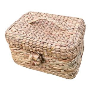 Water Hyacinth Woven Basket Set – Eco-Friendly Gift <b>Hamper</b>, Toiletries Storage - Product Image 1