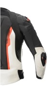 Veste de moto sportive noire et blanche pour homme, veste de protection pour motard, veste de course