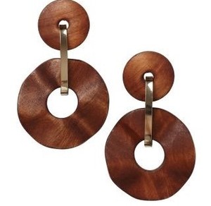Boucles d'oreilles pendantes élégantes en bois pour femme, légères, faites à la main, style africain bohème, pour soirée, usage quotidien ou occasions festives - Product Image 6