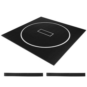 Tappetino da Wrestling 10x10 piedi, Spesso, Impermeabile in PVC, per Arti Marziali, Palestra Domestica, Allenamento, Esercizio Fisico, Tappetino Arrotolabile, Cerchio per Allenamento - Product Image 1
