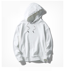 Sweat à capuche épais pour homme, personnalisable avec logo, style streetwear sportif, en molleton de qualité, tissu jersey uni - Product Image 3