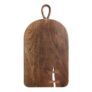 Planche à découper en bois de qualité supérieure, surface en bois massif durable pour couper les légumes, les fruits, la viande, le pain - Product Image 6