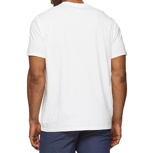 T-shirts pour hommes à col rond en coton et polyester respirant de haute qualité, style streetwear, manches courtes, couleur unie, t-shirt uni doux - Product Image 2