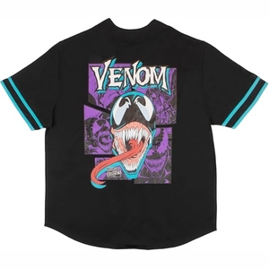 Camiseta de Béisbol Sublimada Transpirable Personalizada con Botones Completos, Equipamiento de Equipo, Camisa Ligera de Alto Rendimiento para Sóftbol - Product Image 2