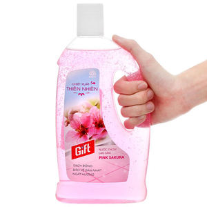 ของขวัญ น้ำยาทำความสะอาดพื้น กลิ่นซากุระสีชมพู 1 ลิตร - Product Image 4
