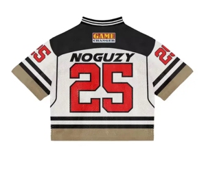 IOTA SPORTS Camisetas Cortas de Malla Sublimada de Lujo y Calidad Premium, Estilo Retro Americano de Fútbol Americano, Corte Holgado, Fabricación Propia - Product Image 2