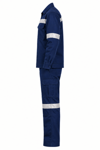 Combinaison de travail industrielle haute visibilité, légère, de haute qualité, avec coutures soudées, couleur personnalisée, uniforme de sécurité, logo personnalisé - Product Image 4