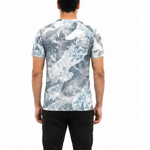 T-shirts solides pour hommes, qualité supérieure, manches courtes, hauts décontractés, respirants, tricotés, séchage rapide, légers, pour le sport et les voyages en plein air - Product Image 5