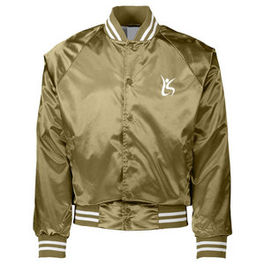 Custom Logo <b>Men</b> Satin Jacket OEM ODM Wholesale Outerwear <b>Men</b> Satin Fashion Jacket Comfortable Party Wear Satin Jacket - Product Image 1