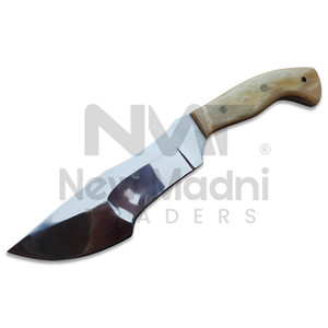 Couteaux en acier inoxydable personnalisables, lame fixe, manche en corne de cerf, couteau de chasse et de camping en plein air à prix raisonnable - Product Image 1