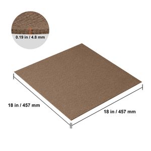 Piastrelle di Moquette Morbide Imbottite Adesive 18FT X 18FT per Uffici - Facile Installazione Fai-da-Te - Product Image 1