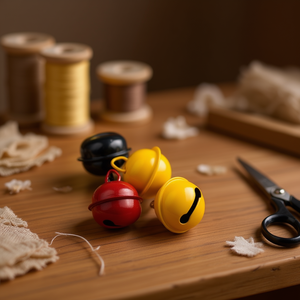 ILAN Campanelle Cascabel 22mm 4 Pezzi Colori Assortiti per Artigianato e Cucito - Product Image 3