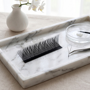 ขนตาปลอม YY Lash Extensions แบบ C/CC/D Curl ติดทนนานขึ้น ขนตาเส้นใยสังเคราะห์ PBT สำหรับต่อขนตาแบบเส้นต่อเส้น ขายส่ง - Product Image 1