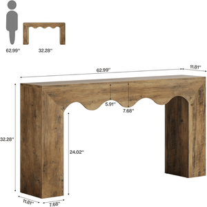 Consolle Lunga a Specchio con Finitura in Marmo, Arredamento per Soggiorno e Ingresso, Non Adatto per Resi Non Defettuali - Product Image 2