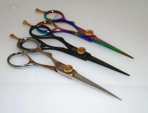 7 Inch Mini Japanese 440C Barber Beard Nose Hair <b>Shears</b> Small Scissors Stainless Steel Professional Beauty Salon Use - Product Image 3