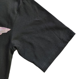 T-shirt pour hommes en coton épais de haute qualité avec col imprimé bouffant T-shirt imprimé personnalisé en éponge française à col rond - Product Image 4