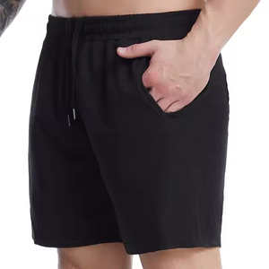 Men's Cool Workout Sports Shorts Gym Fitness Running Sweat-Wicking Quick Dry Shorts Breathable Solid <b>Canvas</b> <b>Plain</b> Dyed Knitted - Product Image 2