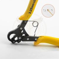 Pince à boucler le fil de bijouterie en acier inoxydable, pour la création de boucles uniformes de 1 mm à 3 mm, légère et lisse, vente en gros