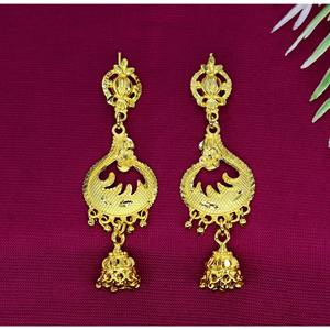 Pendientes más nuevos, Pendientes chapados en oro para mujeres y niñas, diseño único, últimos pendientes de calidad superior, recién llegados - Product Image 2