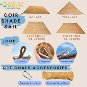 Eco2go Vietnam Natural Coconut Fiber Mesh <b>Shade</b> Canopy for Garden Pergola Outdoor Patio - Product Image 6