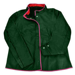 Hi Vis Winter Workwear FR Drilled Cotton Welding Safety <b>Jacket</b> Industrial Reflective Safety Clothing <b>Spark</b> Resistant ANSI SAFETY - Product Image 2