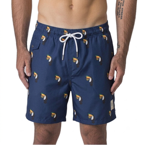 Shorts de sport pour hommes à motif uni, design personnalisé, élastiques avec cordon de serrage, coupe ajustée, taille mi-haute - Product Image 1