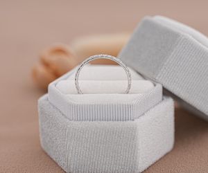 IGI Lab Diamond Wedding Band Full Eternity Round Diamond Band 14K Gold Band <b>Ring</b> Dainty <b>Ring</b> Minimalist <b>Ring</b> <b>Stacking</b> <b>Ring</b> - Product Image 3