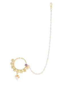 Conjunto de Collar Gargantilla de Lujo Vintage de Aleación con Baño de Rodio y Cristales de Estrás, Pendientes, Maang Tikka, Anillo y Pulsera, Regalo para Mujer - Product Image 5