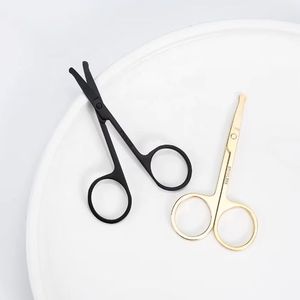 Tijeras Profesionales Personalizadas para Pelos de Nariz Negras de 8.8cm ANAAIF - Product Image 2
