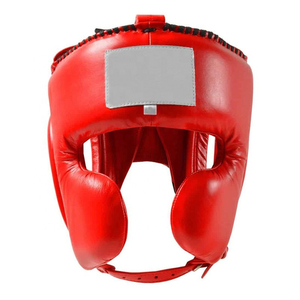 ELEGANT CORPORATION Protector de Cabeza Rojo de PU para Boxeo y Taekwondo, Equipo de Entrenamiento Protector de Invierno, Estilo Deportivo, Casco de Cobertura Total - Product Image 4