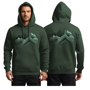 Sudadera de Lujo para Hombre con Detalles Bordados de Forest Summit, Corte Relajado Premium y Atractivo Estilo Contemporáneo para Actividades al Aire Libre - Product Image 2