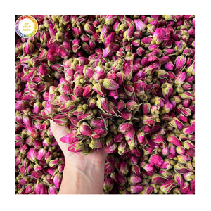 ดอกกุหลาบแห้งธรรมชาติคุณภาพพรีเมียมแบบเป็นช่อ สำหรับชาสมุนไพร ดอกกุหลาบหอม ขายส่งวัตถุดิบดอกไม้ - Product Image 1