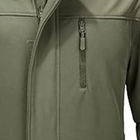 Veste Softshell Imperméable Coupe-Vent à Capuche Homme, Col Montant, Logo Personnalisé, Idéale Randonnée Tactique – Meilleures Ventes