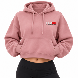 Hooded <b>Top</b> <b>for</b> Casual and Streetwear Fashion Custom logo OEM 100% Cotton <b>Fleece</b> <b>Women</b> Hoodies Sweatshirt - Product Image 5