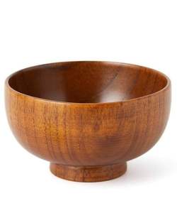 Bol à céréales en bois naturel, vaisselle artisanale, pièces de table qui apportent chaleur et texture par Crafted Treasures - Product Image 2