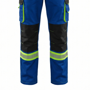 Latest Design High Quality Hi Vis Bib & Brace Overalls Customized Logo Reflective Hi Vis <b>Dungarees</b> For Working - Product Image 6