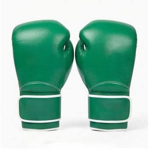Guantes de Boxeo Verdes Transpirables de Cuero Sintético Ligeros para Entrenamiento 10oz 12oz con Nudillos Acolchados - Product Image 6