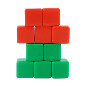 Dados de Resina Artesanales, Venta Caliente, Dados Personalizados en Blanco con Incisiones de Colores Variados - Product Image 1