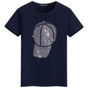 Camiseta de Algodón y Poliéster para Hombre, Tallas Grandes, Diseño Personalizado, Estampada, Bordada, Suave, Transpirable, Manga Corta, OEM, Venta al Por Mayor - Product Image 2