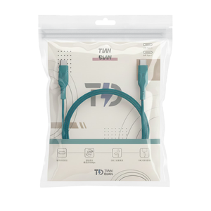 สายชาร์จเร็วแบบ Type-C 240W ทนทาน สายถักทองแดงแท้ หุ้ม PVC ยาว 0.3 เมตร สำหรับรถยนต์ โทรศัพท์มือถือ Android/iOS คอมพิวเตอร์ และพาวเวอร์แบงค์ - Product Image 1