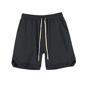 Pantalones Cortos de Algodón Personalizados para Hombre con Bolsillos Delanteros y Traseros, Cintura Elástica con Cordón, Pantalones Cortos Casuales de Verano, Fabricante - Product Image 2