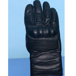 Guantes de Motocicleta de Invierno de Cuero Negro Genuino, Protección Completa para los Dedos, Unisex, Protección para los Nudillos, Aprobados por la CE, para Deportes al Aire Libre - Product Image 3