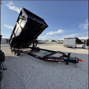 Remolques Hidráulicos de Acero de Alta Calidad para Venta al por Mayor, Remolques Utilitarios Comerciales de Doble Eje 7x14, 1400 kg de Carga Útil Máxima, Ideales para Grava y Arena - Product Image 2