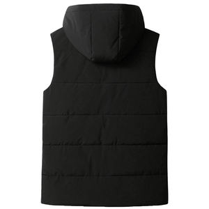Gilet matelassé sans manches décontracté OEM, personnalisable avec logo couleur, en polyester respirant et écologique, fermeture éclair de haute qualité pour homme - Product Image 2
