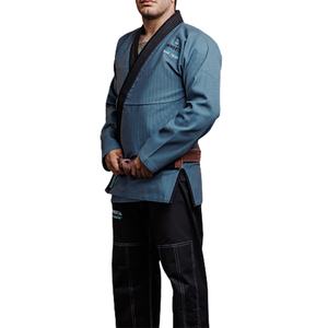 Kimono de Jiu-Jitsu Brésilien Personnalisé avec Logo, Coutures Contrastées, Impression par Sublimation Intérieure, Séchage Rapide, pour Adultes, Arts Martiaux, BJJ - Product Image 4