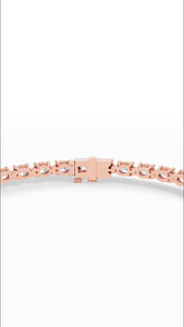 Wholesale Supplier Signature Oval Cut Lab Grown Diamond Tennis <b>Bracelet</b> 925 <b>silver</b> Fine Jewelry Elegant Continuous Setting - Product Image 6