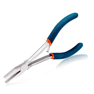 Alicates de punta larga de 7 pulgadas para joyería, de acero inoxidable de grado quirúrgico, con mangos antideslizantes, para reparación de joyas - Product Image 1