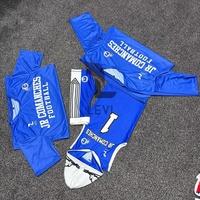 Uniforme de Fútbol Americano 7on7, Camiseta sin Mangas con Capucha para Entrenador, 100% Poliéster Transpirable, Tallas Grandes, Conjunto de Uniforme de Fútbol Americano