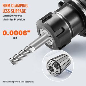 Set di 25 Pinze ER32 da 1/16-13/16, Mandrino a Molla 0.0006/15 µm TIR per Tornio, 25 Pinze Etichettate per Conservazione, Utensile per Taglio e Formatura - Product Image 3